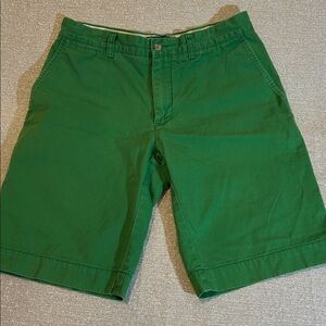 Polo by Ralph Lauren Shorts Green 100% Cotton Men’s Back Emblem Size 30